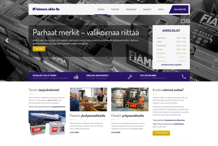 verkkosivusto hämeen_akku